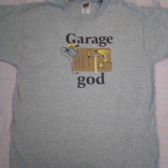 Lofteez Cotton Tee Garage God Large - Picture 1 of 4